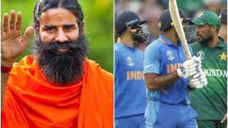 IND vs PAK, T20 World Cup 2021: Baba Ramdev ने 'राष्ट्रधर्म के खिलाफ' बताया भारत-पाक मुकाबला, कहा- आतंक और मैच एक साथ नहीं हो सकते