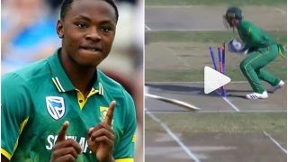 Video: Kagiso Rabada का 'बुलेट थ्रो', एक हाथ से किया बल्लेबाज को OUT