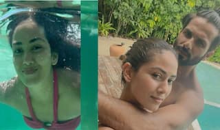 Mira Rajput ने बिकिनी पहन पूल में लगाई छलांग, 'जल उठीं' मछलिया, पानी में लग गई आग