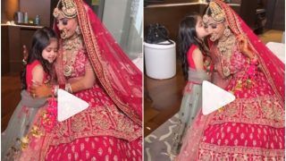 Viral Video: Little Girl's Adorable Reaction On Seeing Her Mother Dressed as A Bride is Too Cute to Miss | Watch