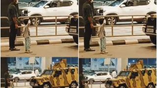 Viral Video: Little Boy Salutes Security Official at Bengaluru Airport, Video Will Make You Smile | Watch