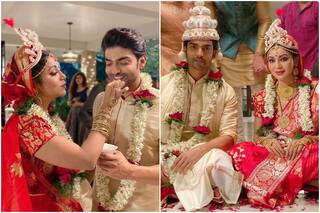 Gurmeet Choudhary-Debina Bonnerjee Marry Again But This Time In Bengali Tradition | View Pics