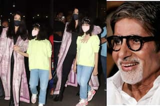 Amitabh Bachchan के बर्थडे पर मुंबई लौटा परिवार, बेटी आराध्या को भीड़ से बचाती नज़र आईं Aishwarya Rai- VIDEO