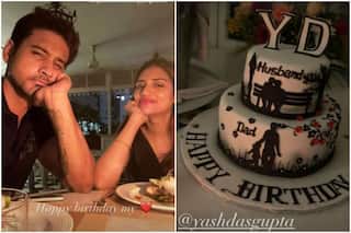 Nusrat Hints She's Married to Yash With a 'Husband' Cake on His Birthday