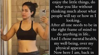 Hina Khan's Latest Post is All About The Importance of Mental Health Over Physical Fitness | Read on