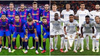 Barcelona vs Real Madrid Live Streaming La Liga Santander in India: When and Where to Watch BAR vs RM Live Stream Football Match Online on Voot, Jio TV; Telecast on MTV