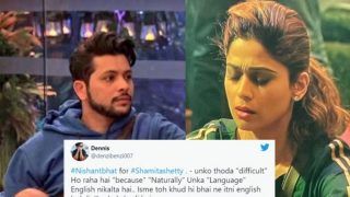 Bigg Boss 15: Netizens Slam Nishant Bhat After he Nominates Shamita Shetty For Speaking in English