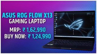 Flipkart Big Diwali Sale 2021: Bumper Discount Of Rs 38,000 On Gaming Laptop Asus ROG Flow X13, Buy Today | Watch Video