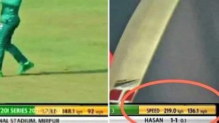 Fact Check: Did Hasan Ali Bowl Fastest Delivery in History of Cricket at 219 Kmph Against Bangladesh? WATCH