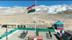 Indian Army Hoists 76 Feet Tall Tricolour At 15,000 Feet in Ladakh | Watch