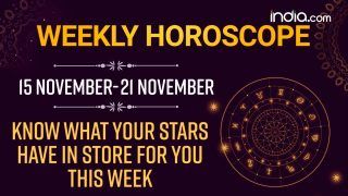 Weekly Horoscope From 15th To 21st November: Here's Your Astrological Predictions For Week Ahead, Know What Future Holds For You | Watch Video