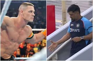'यू कान्ट सी मी'... WWE सुपरस्टार जॉन सीना ने शेयर की Dhoni की ऐसी तस्वीर, फैंस के लिए बन गई पहेली