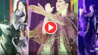 Sapna Choudhary ने स्टेज पर किया ऐसा हाहाकारी डांस, इस स्टेप पर तो पागल हो गई भीड़ | देखिए Viral Video