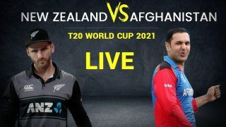 NZ vs AFG T20 MATCH HIGHLIGHTS, T20 World Cup 2021 Today Cricket Updates: New Zealand Beat Afghanistan by 8 Wickets to Book Semifinals Berth; Team India Knocked Out From World Cup