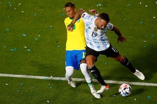Video: ARG vs BRA Referee Suspended For Failing to Act on Forearm Smash By Otamendi in WC Qualifier