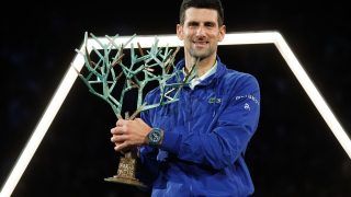 Novak Djokovic Surpasses Rafael Nadal For Most ATP Masters Titles, Beats Daniil Medvedev to Claim Record Sixth Paris Trophy