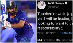 'Touched Down Jaipur, Would be Leading' - Rohit's Jofra Archer-Like 9-Year-Old Tweet Goes Viral