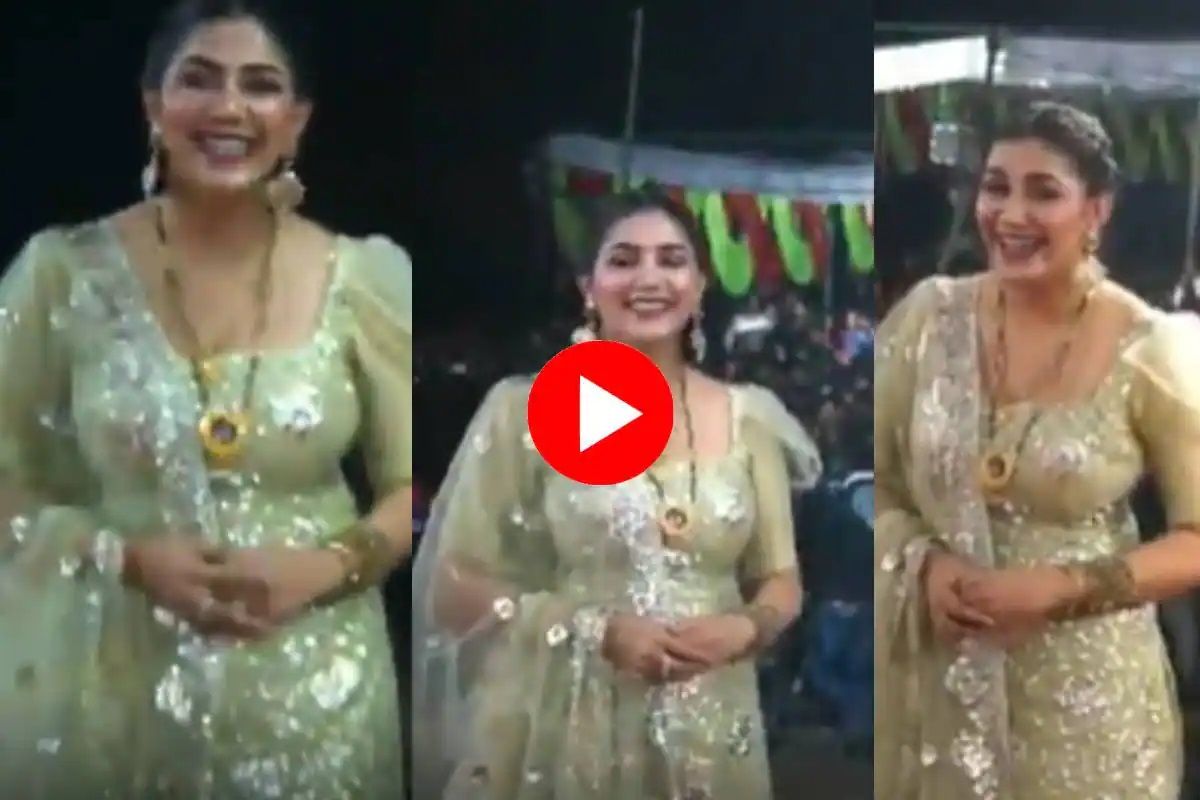 Sapna Chaudhary Ki Chudai Xxx Hindi - Viral Video: Sapna Choudhary Dances on Stage as Old Man Dances in Audience.  Watch