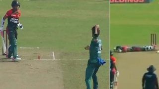 BAN vs PAK: छक्‍का खाने के बाद Shaheen Afridi को आया गुस्‍सा, बांग्‍लादेशी बल्‍लेबाज को मारी गेंद, Watch Video