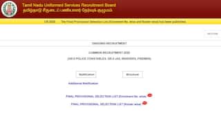 TNUSRB Result 2021 Released at tnusrbonline.org, Check Tamil Nadu Police Constable Final Result Here