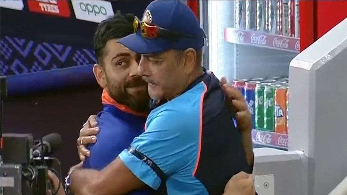  Virat  Kohli  Ravi Shastri Bromance After India Beat Namibia 