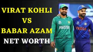 Virat Kohli vs Babar Azam Net Worth: विराट कोहली और बाबर आज़म की नेट वर्थ जानकर हो जाएंगे दंग | Watch Video