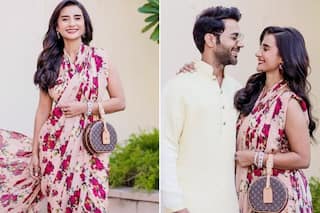 Patralekhaa Finds a Way to Add Floral in Her Wedding Wardrobe, Wears a Slit Saree