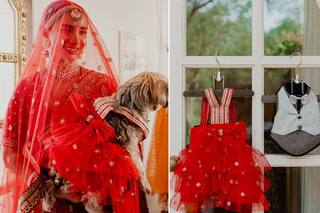 Patralekhaa Twins With Her Dog In Stunning Sabyasachi Ensemble On Wedding Day, Unseen Photos Will Make Your Jaws Drop