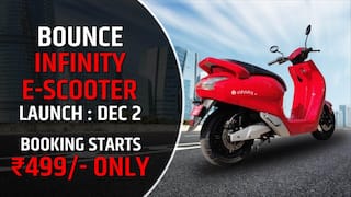 Bounce Infinity Electric Scooter Is All Set To Launch On 2nd December, Booking Starts At Rs. 499 | Checkout Video