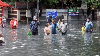 Several Areas Inundated As Heavy Rains Lash Tirupati Due To Depression In Bay Of Bengal