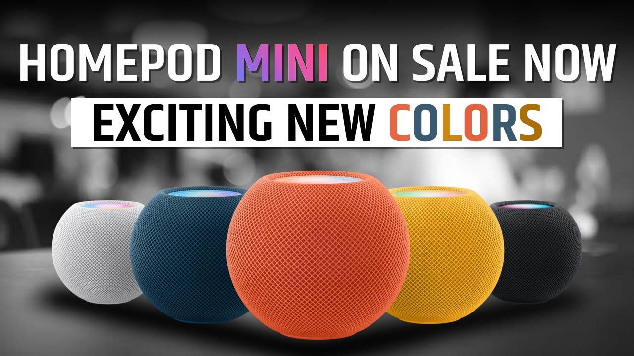 HomePod mini, now in color