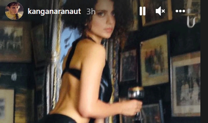 kangana Ranaut ने शेयर की अपनी इतनी बोल्ड फोटो, हाथ में वाइन का ग्लास लिए बोलीं- अगर कोई अरेस्ट करने आया...