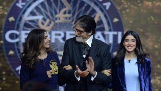 Kaun Banega Crorepati 13: Shweta Bachchan And Navya Naveli Nanda Surprise Audience as They Join Amitabh Bachchan on The Show