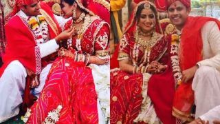 Neil Bhatt-Aishwarya Sharma’s First Wedding Pics Out: The Newlywed Couple Looks Splendid as They Twin in Red-White