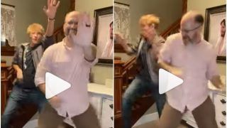 Viral Video: Dancing Dad Grooves to Badshah’s Jugnu Song With His Son, Desi Janta Loves It | Watch