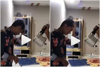 Viral Video: This Boy's Desi Jugaad to Dry His Hair Will Leave You Laughing | Watch