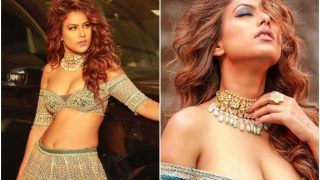 'Jaan Ke Neeche Kiya Hai': Nia Sharma Gets Brutally Trolled For Wearing Plunging Neckline Blouse