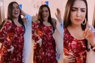 Amrapali Dubey ने ऐसे लचकाई कमरिया कि देखने वाले रह गए दंग, बोलीं- 'ए राजा हमके बनारस घुमाई दा' | Video