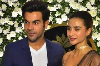 Rajkummar Rao के वेडिंग रिसेप्शन में उमड़ पड़ा बॉलीवुड, 'मेन इन ब्लैक' हुए वायरल- Photo
