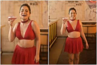 Hi Red Angel! Urfi Javed Makes Jaws Drop in Her Fiery Red Mini Skirt