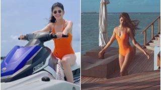 Sanjana Sanghi or Pooja Hegde: Who Looks Hottest in This Orange Monokini Worth Rs 10K?
