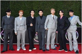BTS at Grammys 2022: Flower Shirt, Green Sweater - Los Angeles Gets Some Fashion Lessons From Band
