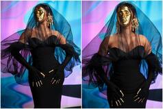 Face of Gold! Cardi B Goes Both Weird And Iconic at American Music Awards 2021 - See Pics