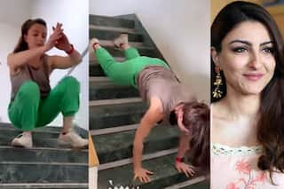 Soha Ali Khan हथेलियों के सहारे उतर रही हैं सीढ़ी, इस वर्कआउट को देखकर पसीने छूट जाएंगे...मलाइका भी फेल! VIDEO