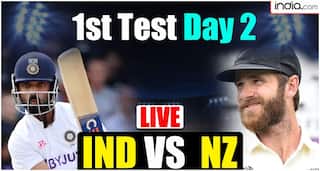 Highlights India vs New Zealand 1st Test: Young, Latham Put Kiwis in Driver's Seat At Stumps On Day 2