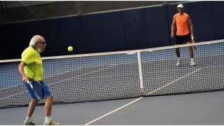 WATCH | Rafael Nadal Plays Tennis With 97-Year-Old Man