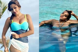 Monalisa बिकिनी पहनकर पूल में फरमा रही हैं आराम, B Grade फिल्में भी कर चुकी है ये भोजपुरी बाला