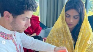 Priyanka Chopra Performs Diwali Puja With Nick Jonas, Fans 'Feel Proud' For Keeping Traditions Alive in LA