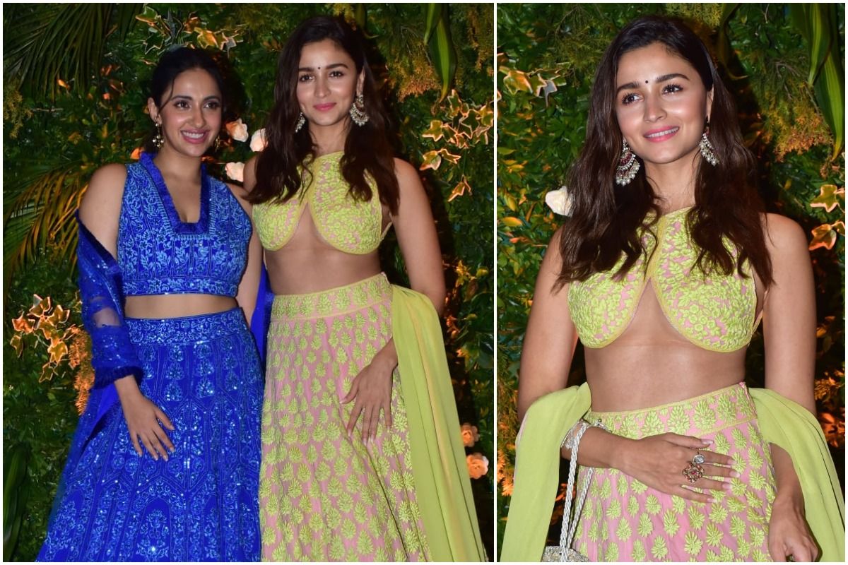 Alia Bhat Xxx - Alia Bhatt Wears The Most Sexy Looking Blouse With Her Neon Lehenga at  Anushka Ranjan-Aditya Seal