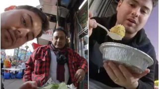 US Man Orders Indian Street Food In Fluent Bengali, Enjoys Mishti, Puchka & Roshogulla | Watch